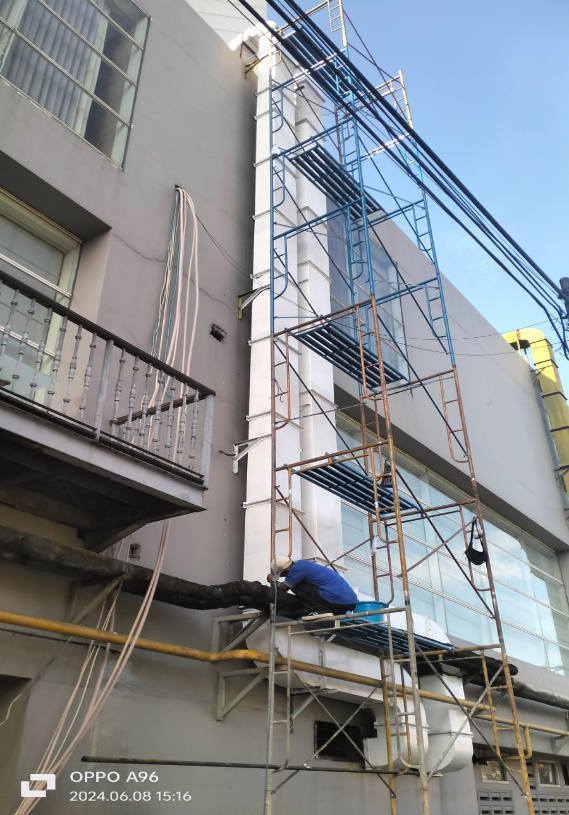Instalasi ducting HVAC oleh CV. Bakti Sarana Engineering di Ciputra World